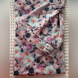 Copper pearl swaddle and hat- NEW